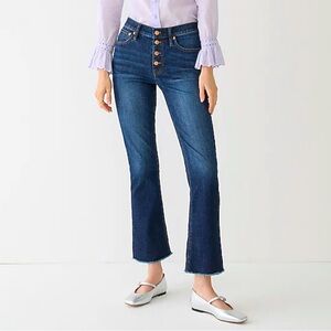 J. Crew Denim 9” Billie Demi Boot Crop Size 32 High Rise
